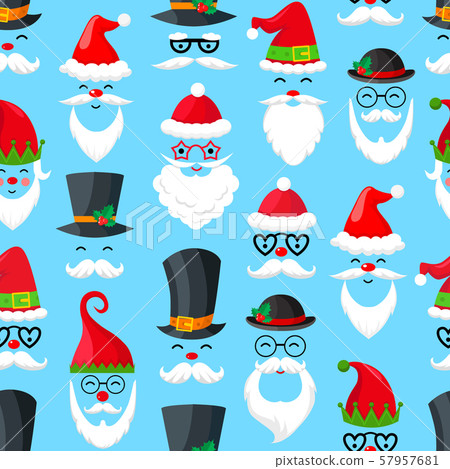 pattern with Santa Claus pattern with Santa Claus 57957681