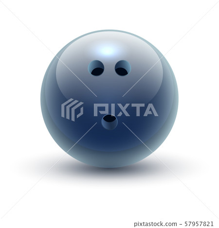 Ball for bowling, hard drilled sphere for sport Ball for bowling, hard drilled sphere for sport 57957821