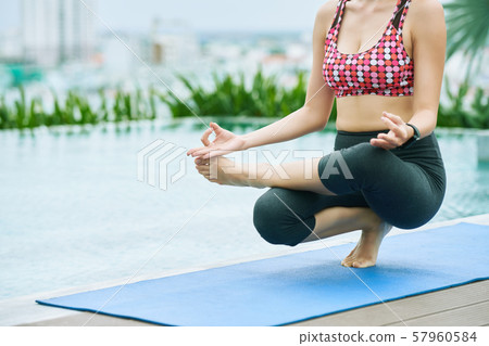 Yoga at resort 57960584