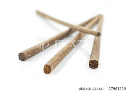 Asian chopsticks isolated on white Asian chopsticks isolated on white 57961219