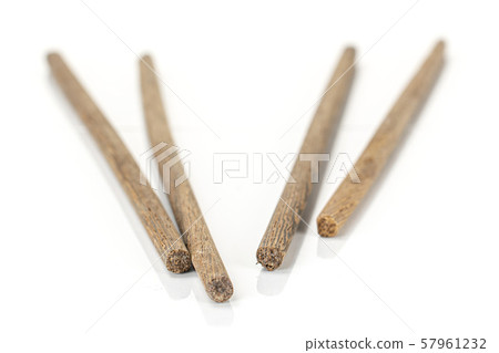 Asian chopsticks isolated on white Asian chopsticks isolated on white 57961232