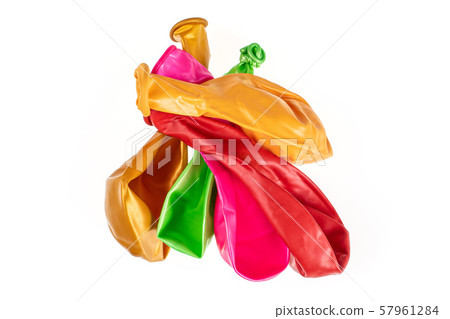 Colorful balloons isolated on white Colorful balloons isolated on white 57961284