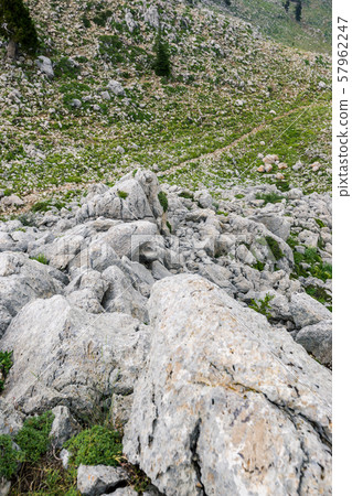 Rocks on hillside lovely landscapes Rocks on hillside lovely landscapes 57962247
