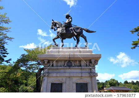 Miyagi Prefecture Sendai City Aoba Castle Date Masamune Miyagi Prefecture Sendai City Aoba Castle Date Masamune 57963877