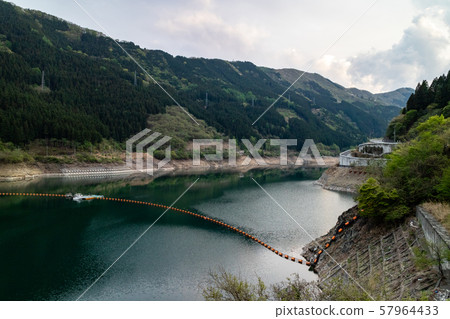Lake Nakatsu just before Takizawa damn in Chichibu Lake Nakatsu just before Takizawa damn in Chichibu 57964433