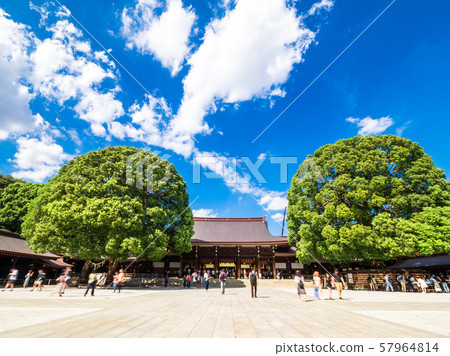 Meiji Jingu main shrine Meiji Jingu main shrine 57964814
