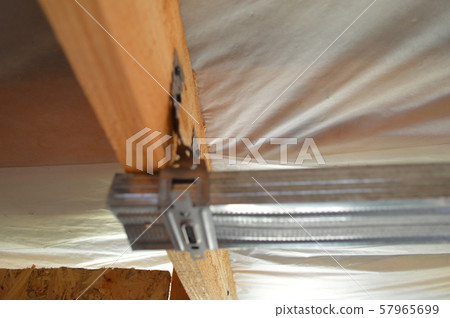 Installation of a metal profile for drywall Installation of a metal profile for drywall 57965699
