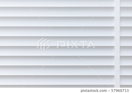 White texture aluminium louver background. 57968713