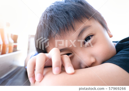 Little boy with funny face. Mood concept Little boy with funny face. Mood concept 57969266