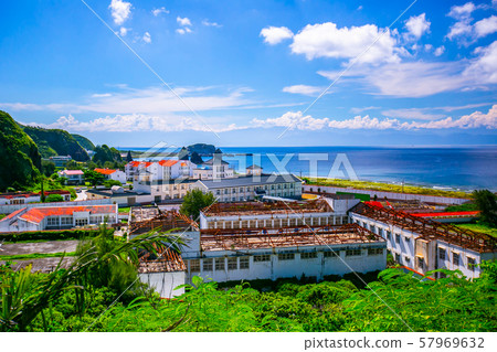 臺灣綠島自然景觀Asia Taiwan green island natural landscape 57969632