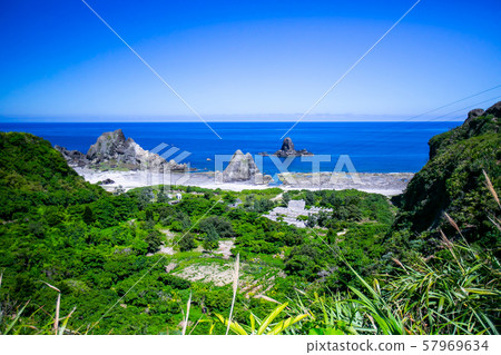 臺灣綠島自然景觀Asia Taiwan green island natural landscape 臺灣綠島自然景觀Asia Taiwan green island natural landscape 57969634