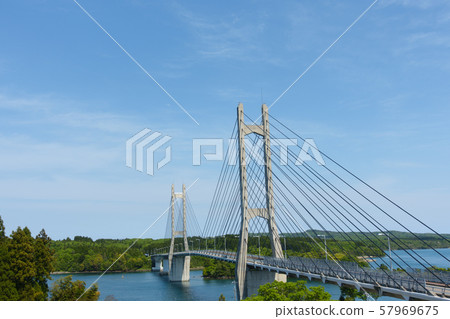 Twin Bridge Noto [Nakano Tono Road Bridge] 57969675