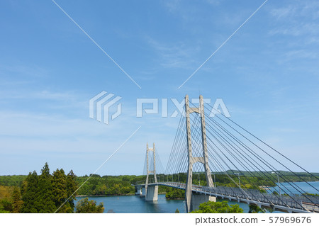 Twin Bridge Noto [Nakano Tono Road Bridge] 57969676