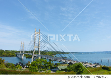 Twin Bridge Noto [Nakano Tono Road Bridge] 57969679