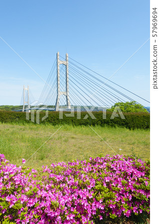 Twin Bridge Noto [Nakano Tono Road Bridge] 57969694