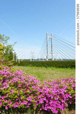 Twin Bridge Noto [Nakano Tono Road Bridge] 57969696