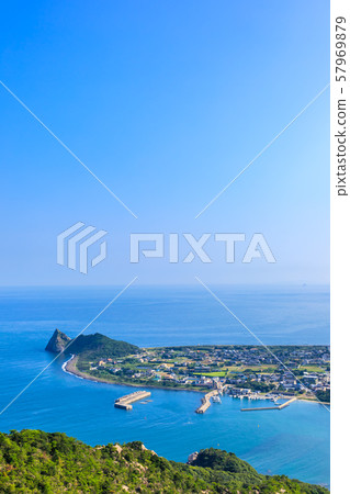 View from Mt. Tateishi [Itoshima City, Fukuoka Prefecture] 57969879