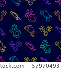 Vector seamless pattern background icon 57970493