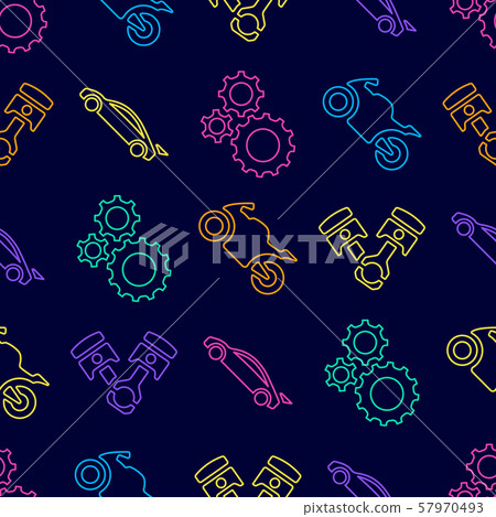 Vector seamless pattern background icon - Stock Illustration [57970493 ...