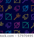 Vector seamless pattern background icon 57970495