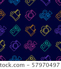 Vector seamless pattern background icon 57970497