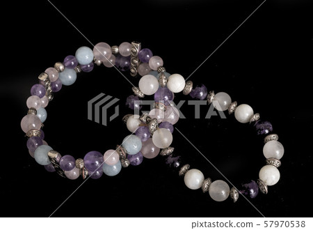 gem bracelets in studio 57970538