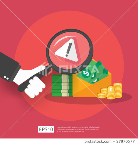 Anti Corruption, Stop and corrupt decline concept. 57970577