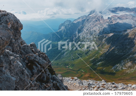 Route through mountain peaks and hills through Route through mountain peaks and hills through 57970605