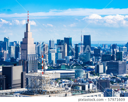 東京中心區從東京都看 東京中心區從東京都看 57971609