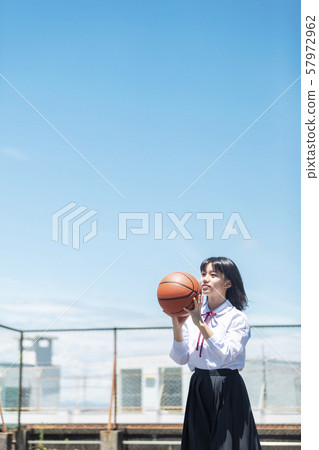 High school girls basketball High school girls basketball 57972962