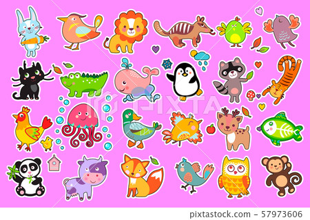 CuteAnimalsStickerpack-02 57973606