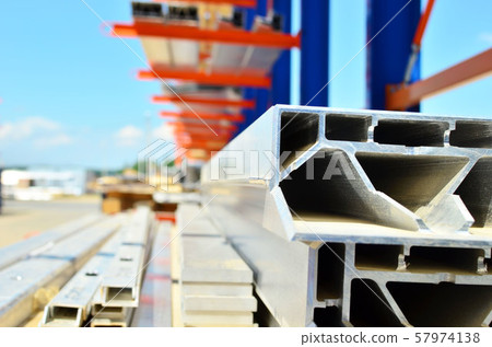 Warehouse Cantilever Racking Systems for storage Aluminum Pipe or profiles Warehouse Cantilever Racking Systems for storage Aluminum Pipe or profiles 57974138