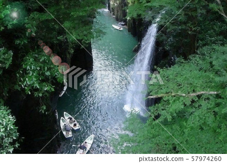 Takachiho Gorge Manai Falls Miyazaki Prefecture Tourism Image 57974260