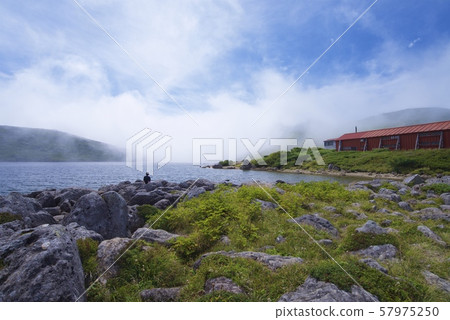 白馬大池周圍的風景（白馬山脈，長野縣北Azumi） 57975250