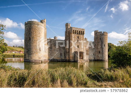 Historic Bodiam Castle in East Sussex, England 57978862
