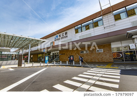 JR Matsue Station in fine weather, Matsue City, Shimane Prefecture JR Matsue Station in fine weather, Matsue City, Shimane Prefecture 57979097