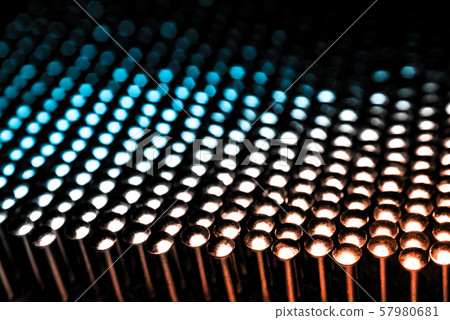 Many nails on a dark background Many nails on a dark background 57980681