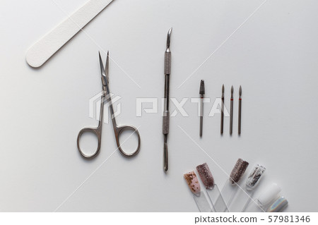 Scissors, nail file, manicure tool lies Scissors, nail file, manicure tool lies 57981346