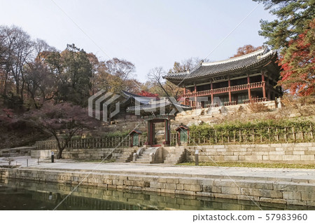 Juhapru, Seohyanggak, Fish Gate, Biwon, Changdeokgung Palace, Jongno-gu, Seoul Juhapru, Seohyanggak, Fish Gate, Biwon, Changdeokgung Palace, Jongno-gu, Seoul 57983960