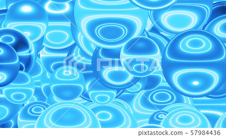 CG particle glowing ball CG particle glowing ball 57984436