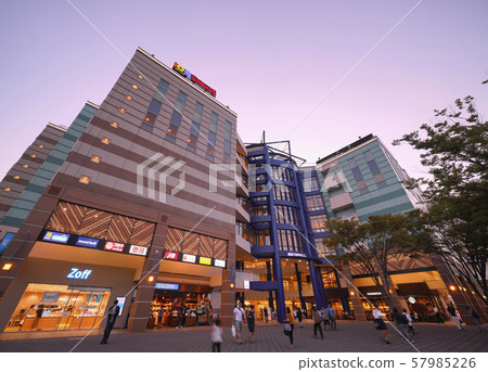 View of Yokohama cityscape in Japan, subway center south station, etc. (night view) View of Yokohama cityscape in Japan, subway center south station, etc. (night view) 57985226