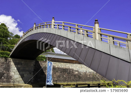 Fukuchiyama Castle and Shoryu Bridge (Fukuchiyama City, Kyoto Prefecture) 57985690