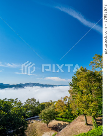 Sea of clouds seen from Bicchu Matsuyama Castle Sea of clouds seen from Bicchu Matsuyama Castle 57992678
