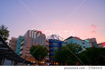 View of Yokohama cityscape in Japan, subway center south station, etc. (night view) View of Yokohama cityscape in Japan, subway center south station, etc. (night view) 57993435