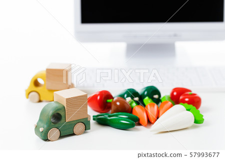 Supermarket Shopping Vegetables Fresh food Groceries 57993677