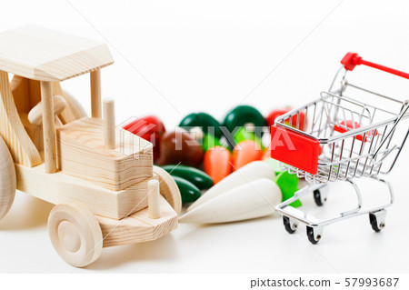 Supermarket Shopping Vegetables Fresh food Groceries 57993687
