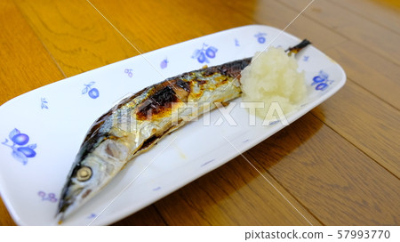 Taste of autumn Grilled saury meal Seafood Seafood Seafood Grilled fish Japanese food Taste of autumn Grilled saury meal Seafood Seafood Seafood Grilled fish Japanese food 57993770