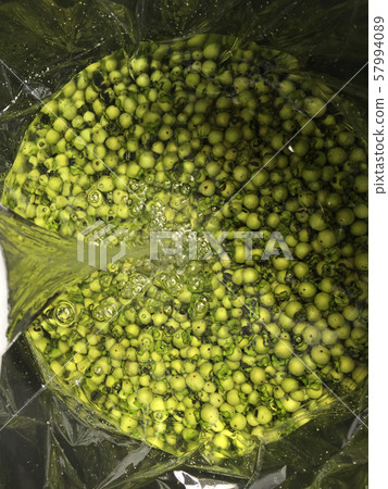 fresh and ripe ebony fruit the Thai native silk or 57994089