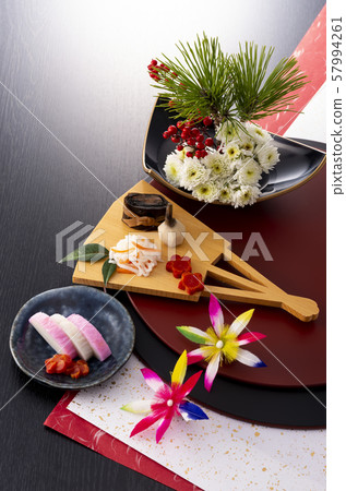New Year dishes  57994261