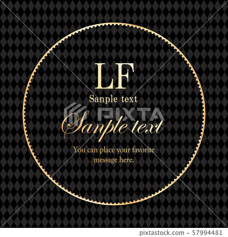 Luxury frame design, calligraphic material, luxury, template, [copy space] 57994481